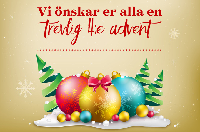 Glad fjärde advent önskar Stall Kennys Andelshästar