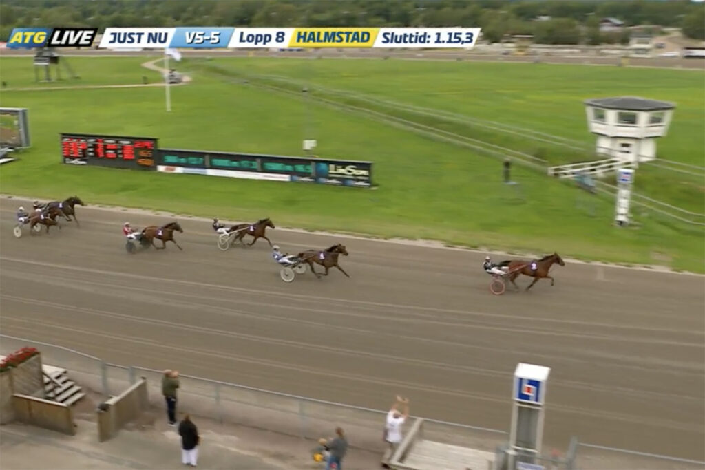 Andelshästen Primadonna Tile åkte enkelt ifrån över upploppet till fjärde segern