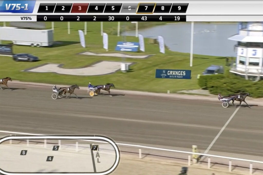 Andelshästen He’s Marvelous tvåa på Jägersro över mastiga 3180 meter