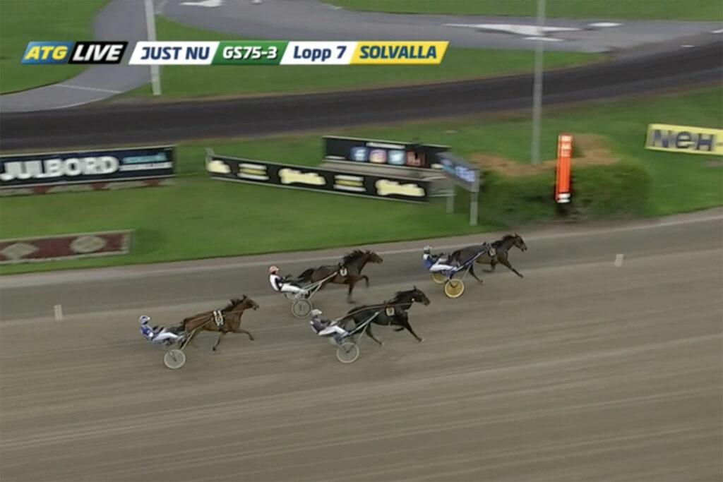 Andelshästen Gliding Eagle flög lågt över upploppet till seger