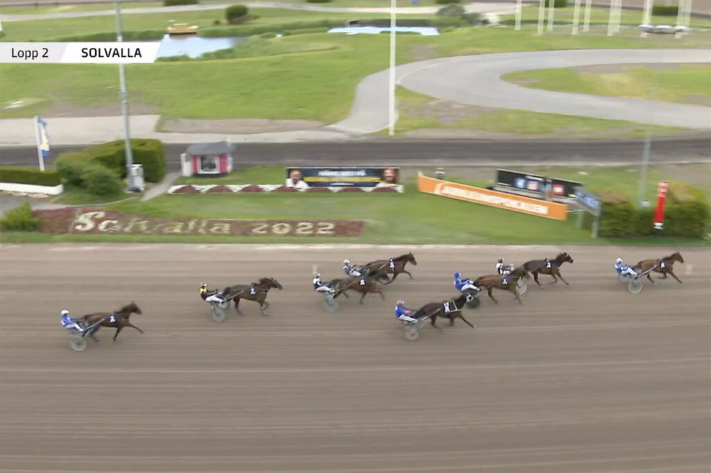 Andelshästen Express Love fin i årsdebuten på Solvalla
