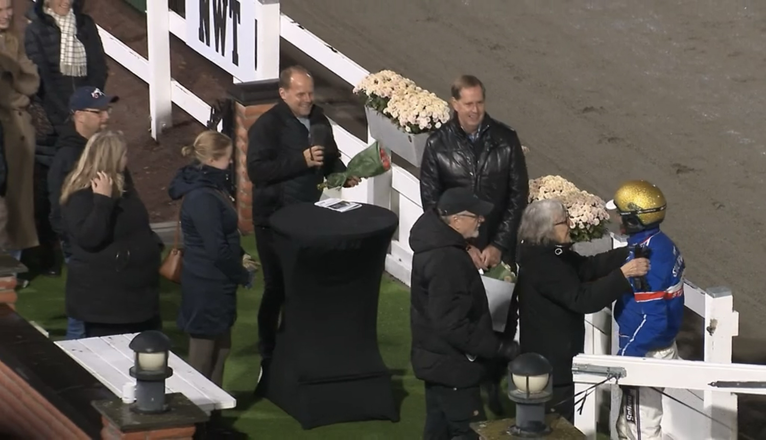 Andelshästen Head of State försvann ifrån övriga på upploppet